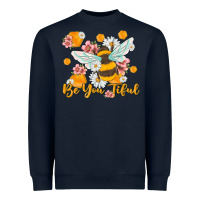 Navy be you tiful Heavyweight Sweatshirt - MaliasSmallBusiness
