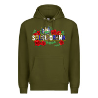 Army Green salvadorena Premium Hoodie - texasbilliewilder