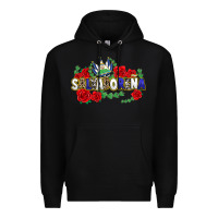 Black salvadorena Premium Hoodie - texasbilliewilder