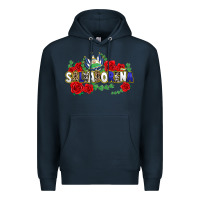 Navy salvadorena Premium Hoodie - texasbilliewilder
