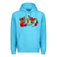 Ocean Blue salvadorena Premium Hoodie - texasbilliewilder