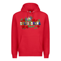 Red salvadorena Premium Hoodie - texasbilliewilder