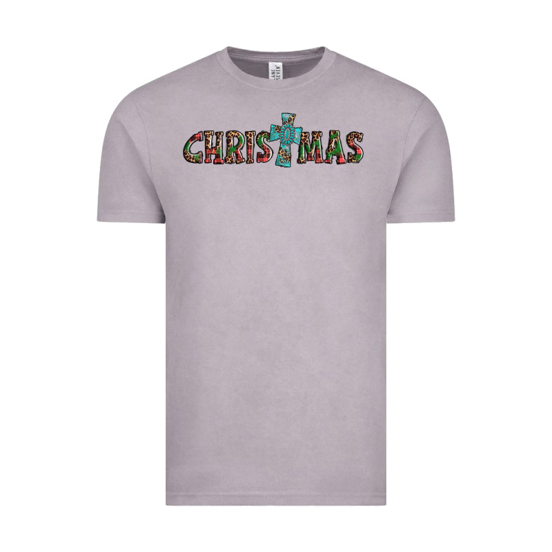 Christmas Cross Vintage Tee by AdoDesignShop | Teevron
