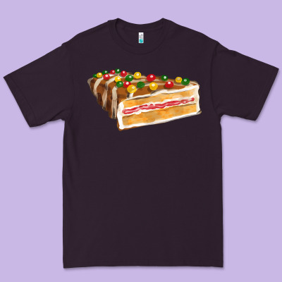 Chocolate Christmas Cake Fa Element Premium Tee Designed By Fadigitalartstudio
