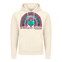 Vintage Artic valentine's day rainbow let all that you do be done in love 1 corinthi Vintage Hoodie - AdoDesignShop