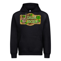Black Shamrockin' St. Patrick's Day Urban Hoodie - OliviaCreatesArt