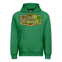 Emerald Shamrockin' St. Patrick's Day Urban Hoodie - OliviaCreatesArt