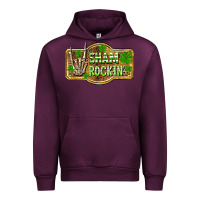 Mauve Wine Shamrockin' St. Patrick's Day Urban Hoodie - OliviaCreatesArt