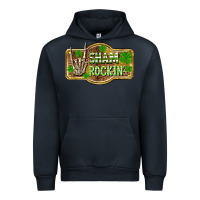 Navy Shamrockin' St. Patrick's Day Urban Hoodie - OliviaCreatesArt