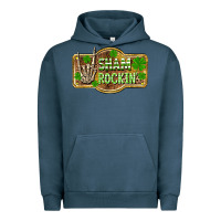 Pigment Midnight Navy Shamrockin' St. Patrick's Day Urban Hoodie - OliviaCreatesArt