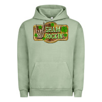 Pigment Oil Green Shamrockin' St. Patrick's Day Urban Hoodie - OliviaCreatesArt