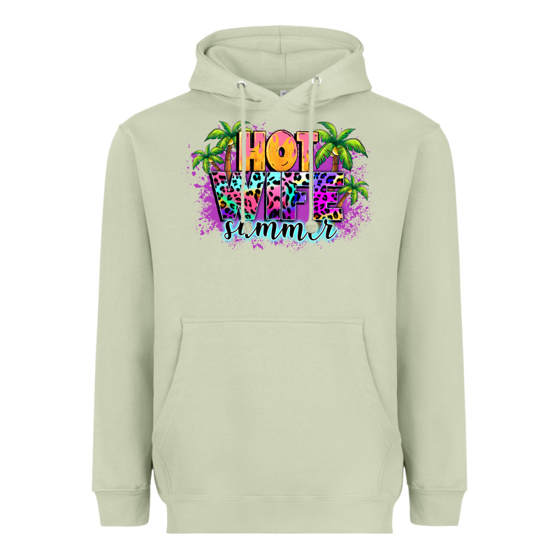 Hot Wife Summer Heavyweight Hoodie by NancyCooperArtShop | Teevron
