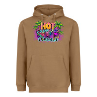 Toasted Coconut Hot wife summer Heavyweight Hoodie - NancyCooperArtShop