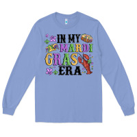 Colony Blue in my mardi gras era Long Sleeve Tee - MaliasSmallBusiness