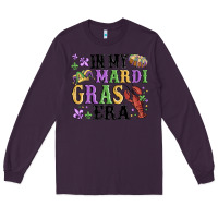 Plum in my mardi gras era Long Sleeve Tee - MaliasSmallBusiness