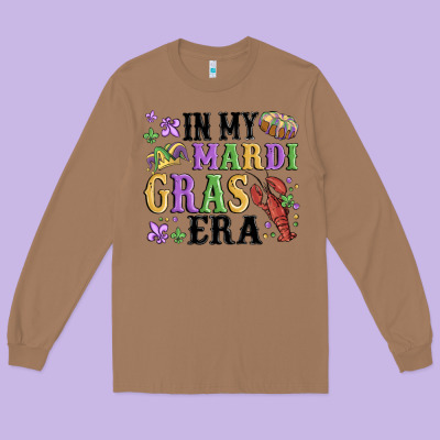 In My Mardi Gras Era Long Sleeve Tee Designed By Maliassmallbusiness
