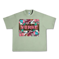 Oil Green Nurse Urban Heavy Tee - LillyAllenDesigns