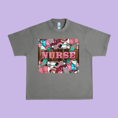 Nurse Urban Heavy Tee Designed By Lillyallendesigns