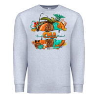 Heather Grey cna pumpkin nurse Premium Sweatshirt - NancyCooperArtShop
