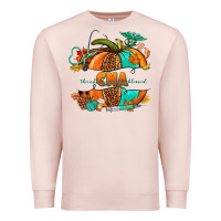 Pale Pink cna pumpkin nurse Premium Sweatshirt - NancyCooperArtShop