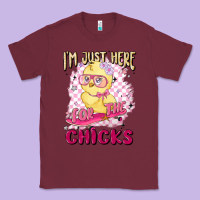I'm Just Here For The Chicks Classic Tee Designed By Maliassmallbusiness