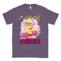 Lavender i'm just here for the chicks Classic Tee - MaliasSmallBusiness