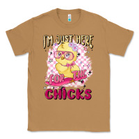 Toasted Coconut i'm just here for the chicks Classic Tee - MaliasSmallBusiness