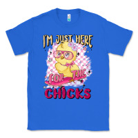 True Royal i'm just here for the chicks Classic Tee - MaliasSmallBusiness