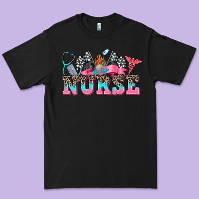 Nurse With Race And  Equipment Premium Tee Designed By Adodesignshop