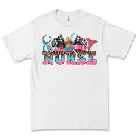 White nurse with race and  equipment Premium Tee - AdoDesignShop
