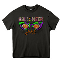 Asphalt halloween girl Heavy Core Tee - CowhideDigitalArt