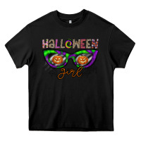 Black halloween girl Heavy Core Tee - CowhideDigitalArt