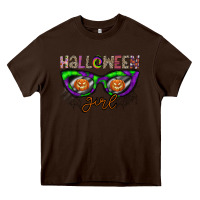 Chocolate Brown halloween girl Heavy Core Tee - CowhideDigitalArt