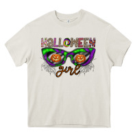 Cream halloween girl Heavy Core Tee - CowhideDigitalArt