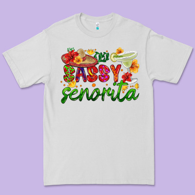 Sassy Senorita Premium Tee Designed By Hra Design Shop