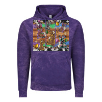 Cloud Purple easter bunny egg cowhide leopard Vintage Hoodie - Artiststas