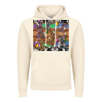 Vintage Artic easter bunny egg cowhide leopard Vintage Hoodie - Artiststas