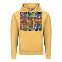 Vintage Mustard easter bunny egg cowhide leopard Vintage Hoodie - Artiststas