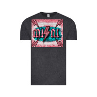 Vintage Black western mini pink glitter Vintage Tee - BarkalooDesign