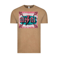 Vintage Coffee western mini pink glitter Vintage Tee - BarkalooDesign