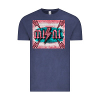 Vintage Denim western mini pink glitter Vintage Tee - BarkalooDesign