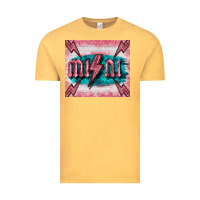 Vintage Mustard western mini pink glitter Vintage Tee - BarkalooDesign