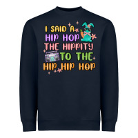 Navy i said a hip hop Heavyweight Sweatshirt - MaliasSmallBusiness