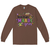 Chestnut thick thighs mardi gras Long Sleeve Tee - MaliasSmallBusiness