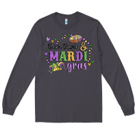 Smoke thick thighs mardi gras Long Sleeve Tee - MaliasSmallBusiness