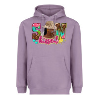 Lavender Afro woman with sunkissed Heavyweight Hoodie - NancyCooperArtShop