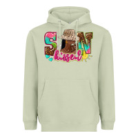 Matcha Afro woman with sunkissed Heavyweight Hoodie - NancyCooperArtShop