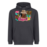 Smoke Afro woman with sunkissed Heavyweight Hoodie - NancyCooperArtShop