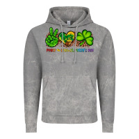 Cloud Rock peace love st patty's day Vintage Hoodie - Artiststas