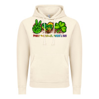 Vintage Artic peace love st patty's day Vintage Hoodie - Artiststas